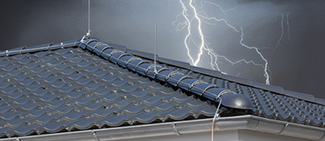 Äußerer Blitzschutz bei SY Electric GmbH in Niederdorf