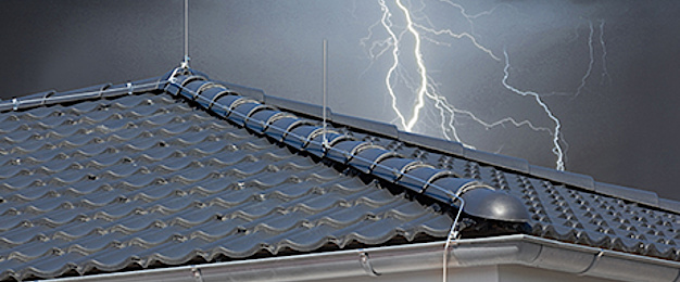 Äußerer Blitzschutz bei SY Electric GmbH in Niederdorf