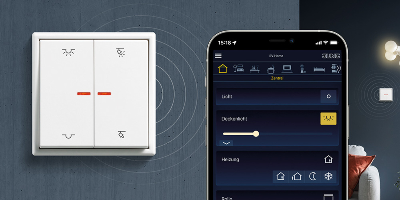 KNX RF Taster bei SY Electric GmbH in Niederdorf